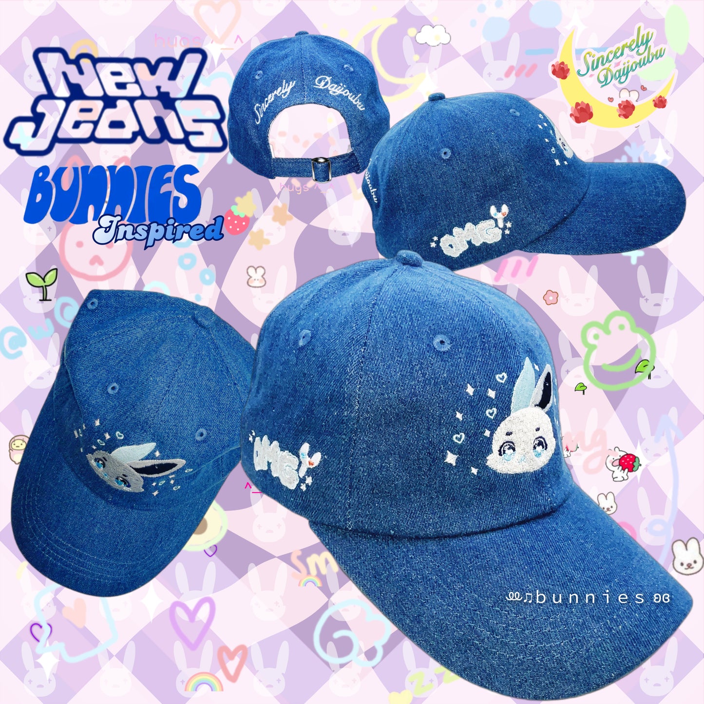 New Jeans Inspired Cap