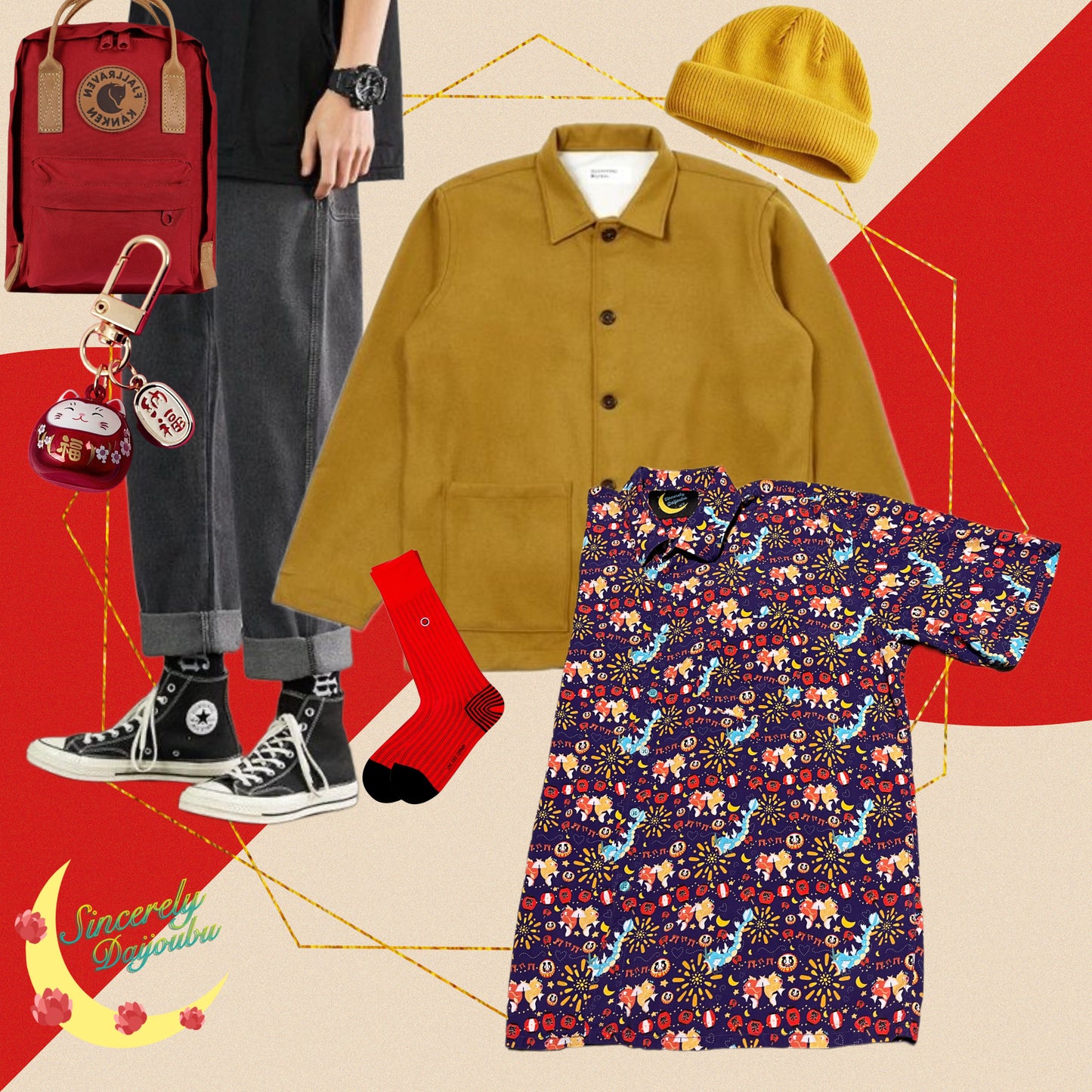 Night Festival Button-up