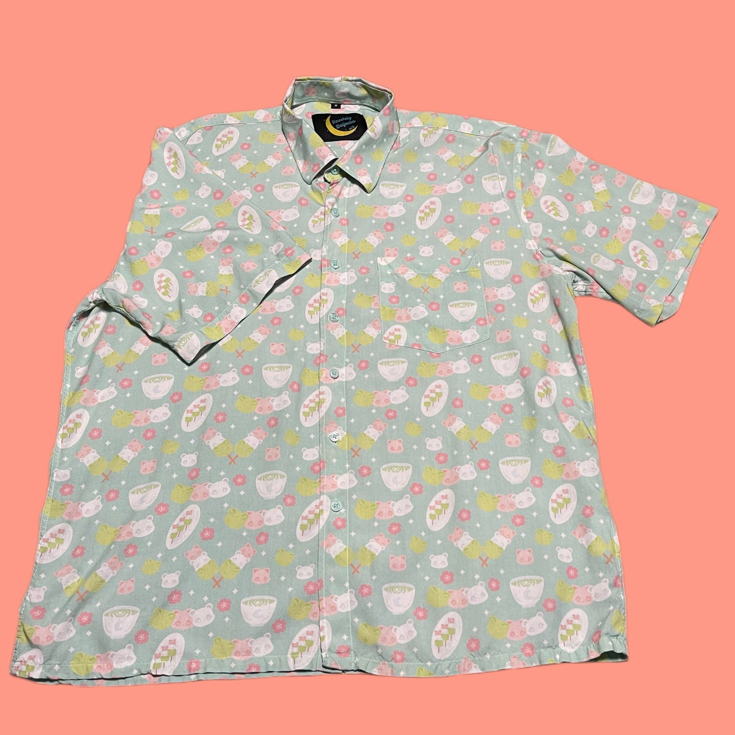 Mochi Green Tea Button-up