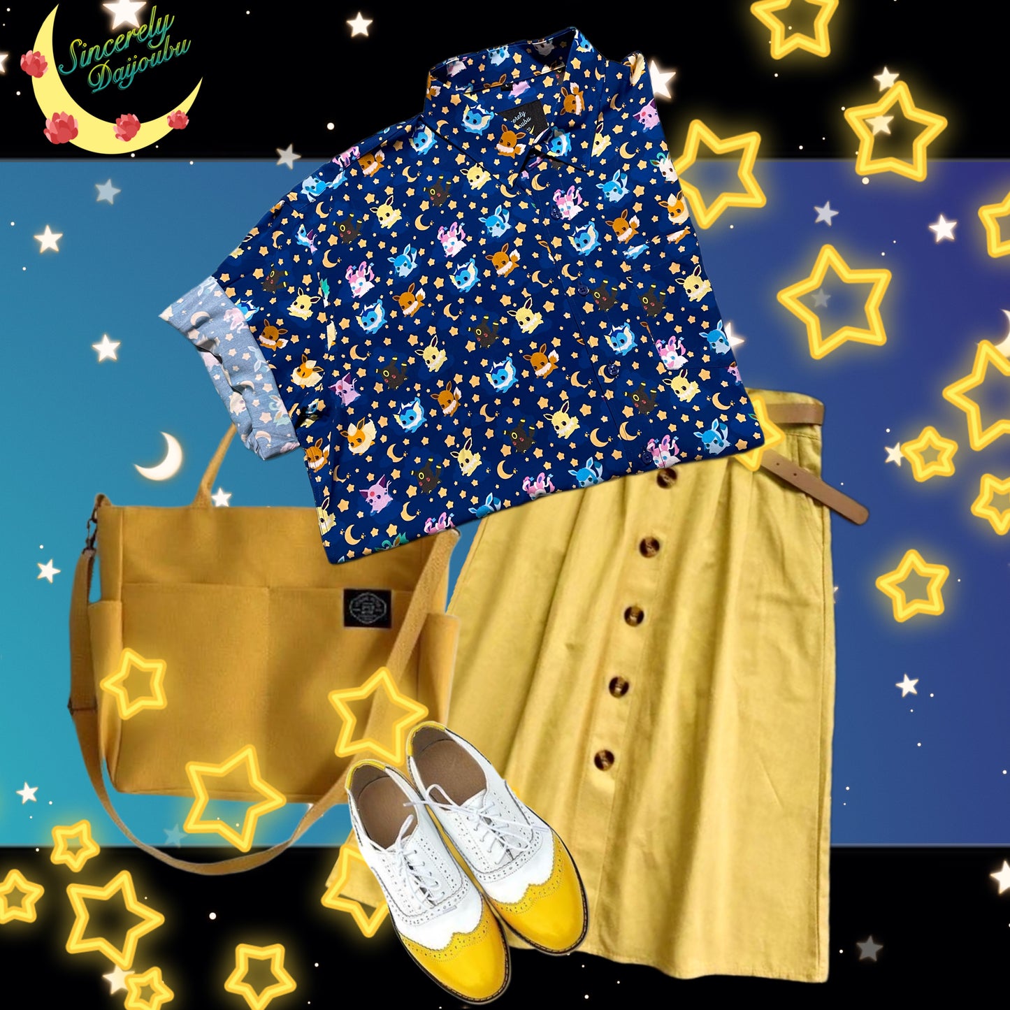 Evolution Monsters Button-up