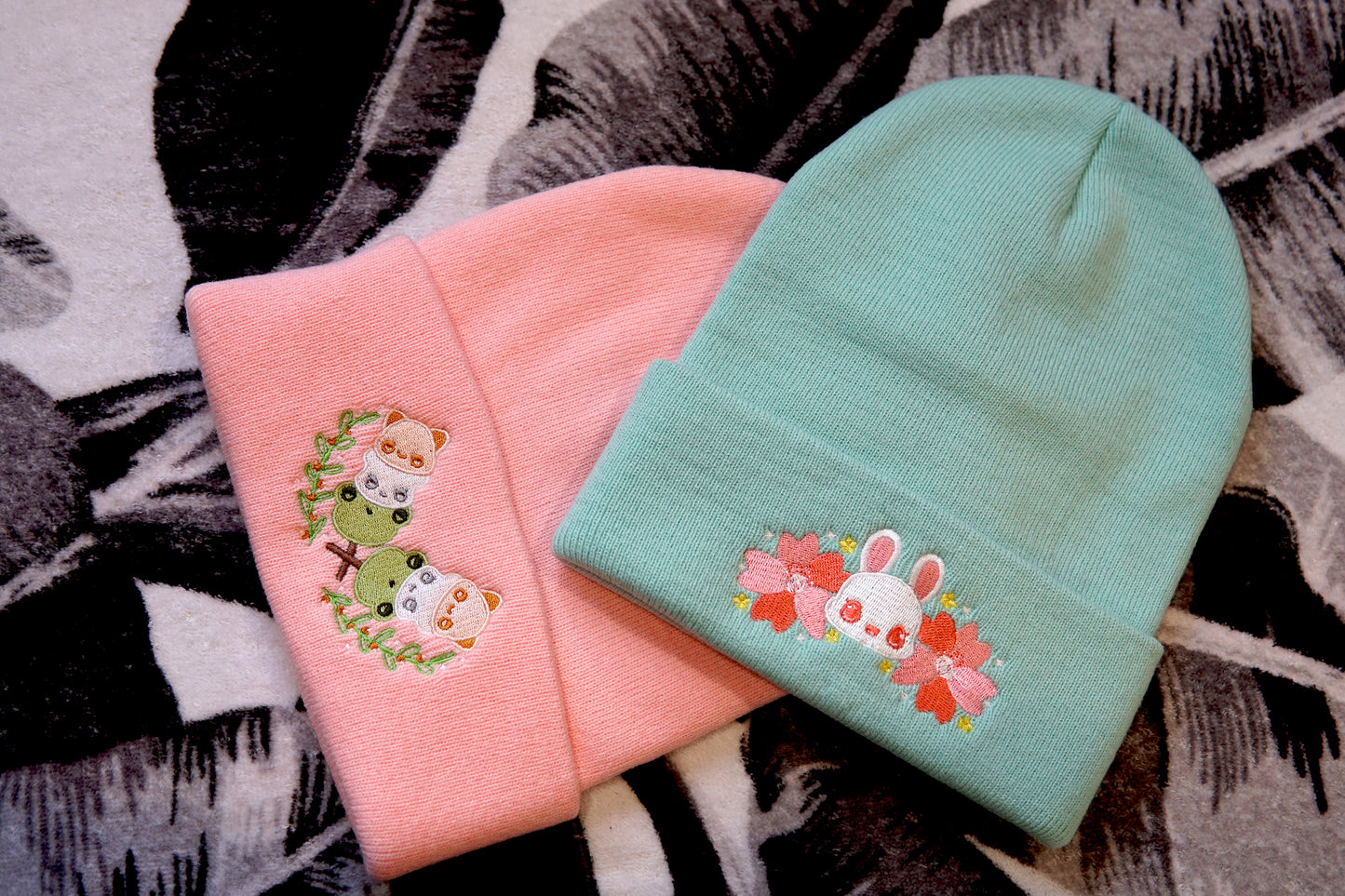 Sakura Bunny Beanie