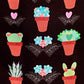 Cute Succulents Button-up