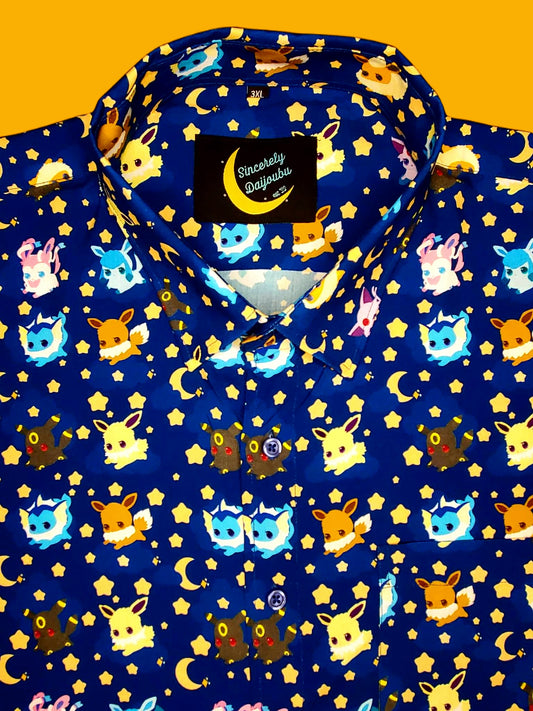 Evolution Monsters Button-up